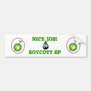 Boycott BP Bumper Sticker