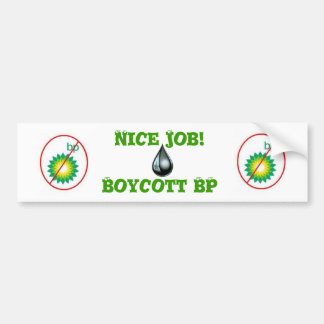 Boycott BP Bumper Sticker