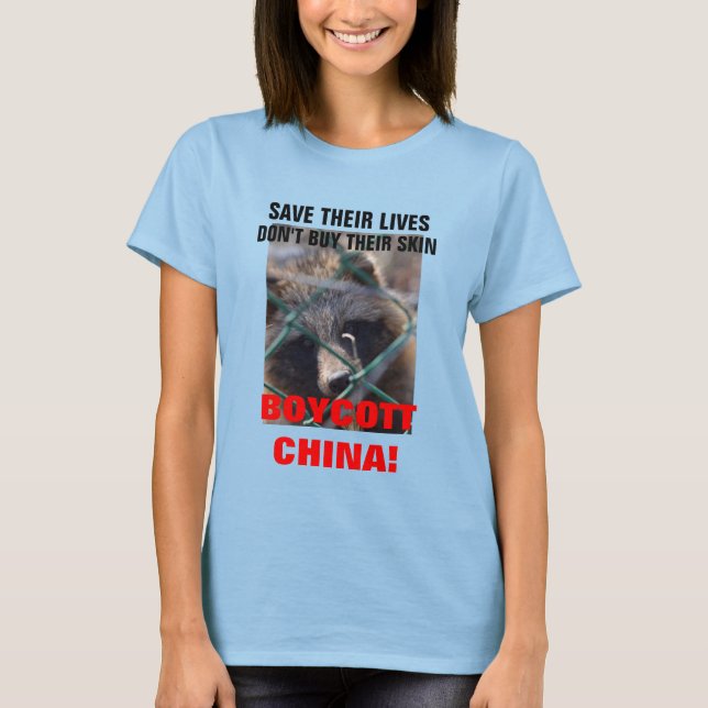 BOYCOTT CHINA T-Shirt (Front)