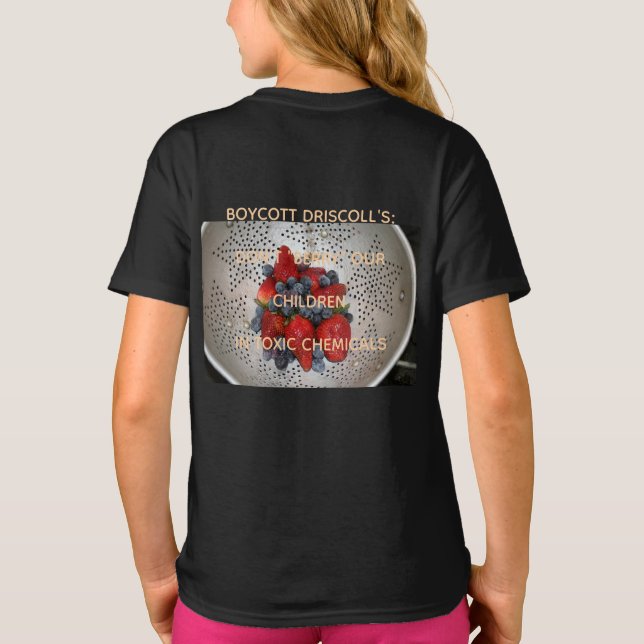 Boycott Driscoll's T-Shirt Girly Version (Back)