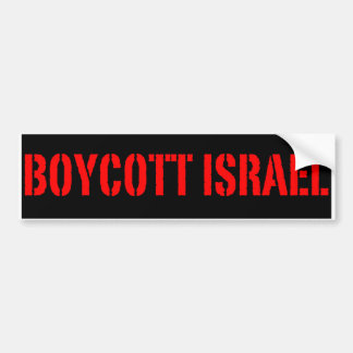 Boycott Israel - Bumper Sticker