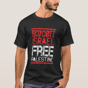 Boycott Israel Free Palestine Gaza War Awareness Q T-Shirt