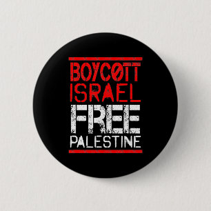 Boycott Israel Palestine Gaza War Awareness  6 Cm Round Badge
