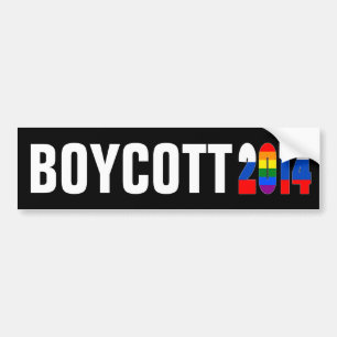 Boycott Sochi / Russia 2014 Bumper Sticker