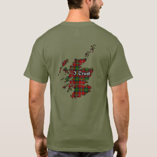 Boyd Clan Badge and Tartan Adult T-Shirt