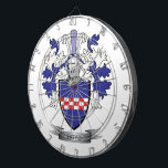 Boyd Family Crest Coat of Arms Dartboard<br><div class="desc">Boyd family crest and Scottish Boyd coat of arms. For men with the Boyd surname,  and for women with the Boyd last name. Click on our store: 'Boyd Family Crest' to see all our designs featuring the Boyd family name.</div>