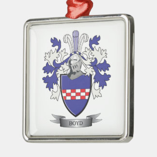 Boyd Family Crest Coat of Arms Metal Tree Decoration