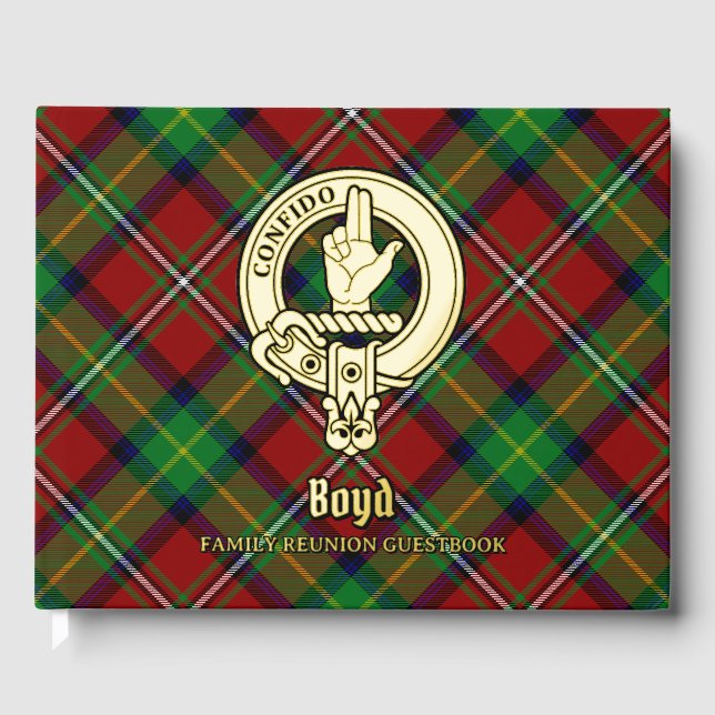 Boyd Family Reunion Guest Book (Front)