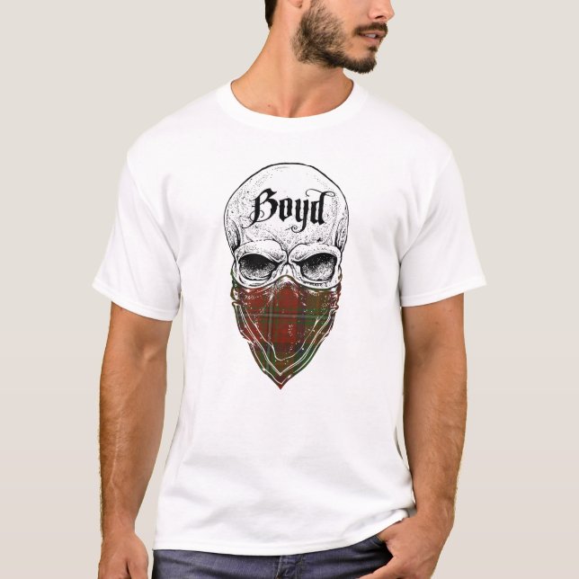 Boyd Tartan Bandit T-Shirt (Front)