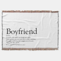 Boyfriend Definition Cool Fun Black and White