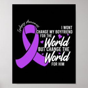 Boyfriend Epilepsy Awareness Day Disease Month  Poster