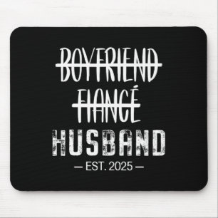 Boyfriend Fiance Husband Funny Newlywed Couples Ho Mouse Mat