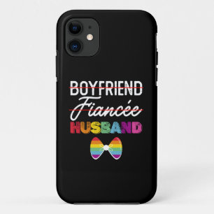 Boyfriend Fiance Husband Gay Marriage Groom LGBTQ iPhone 11 Case