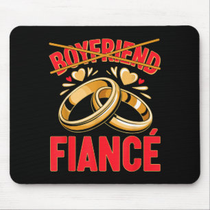 Boyfriend fiancé husband groom engaged engagement mouse mat