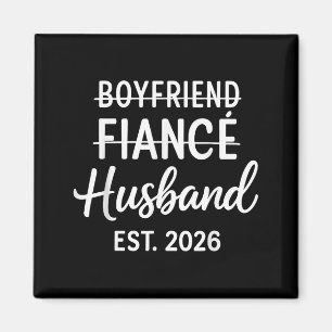 Boyfriend Fiance Husband Groom Wedding Magnet