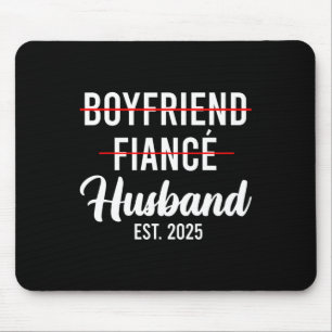 Boyfriend Fiance Husband Wedding Married Groom Est Mouse Mat