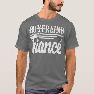 Boyfriend Fiance Relationship Couple Marriage Cele T-Shirt