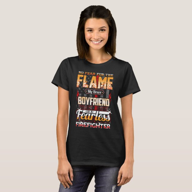 Boyfriend Firefighter American Flag Shirt (Front Full)