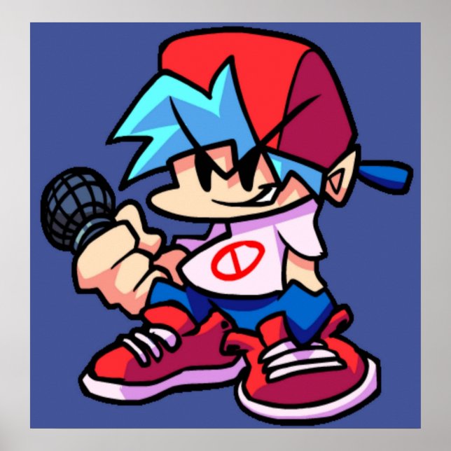 Boyfriend Friday Night Funkin Poster (Front)