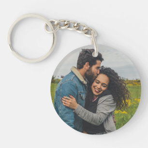 Boyfriend Girlfriend Custom Photo Create your own Key Ring