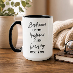 Boyfriend Husband Dad Mug   Personalised Father’s 