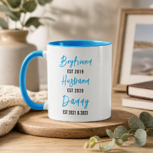 Boyfriend Husband Dad Mug   Personalised Father’s 