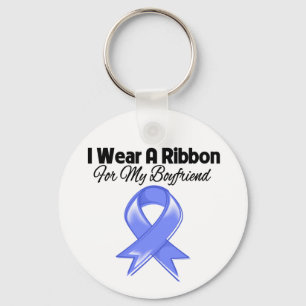 Boyfriend - I Wear Periwinkle Ribbon Key Ring