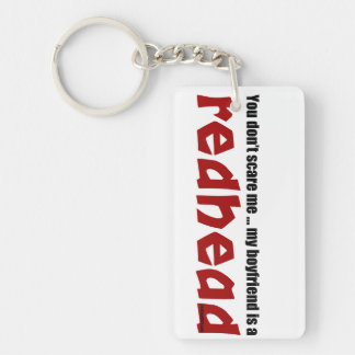 Boyfriend is a Redhead Key Ring