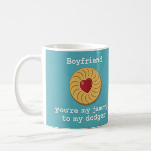 Boyfriend jammy dodger mug