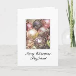 Boyfriend Merry Christmas card