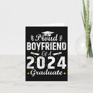 Boyfriend Of A Cl 2024 Graduate Graduation Senior  Card