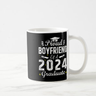 Boyfriend Of A Cl 2024 Graduate Graduation Senior Coffee Mug
