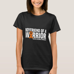 Boyfriend Of A Warrior Ms Multiple Sclerosis Aware T-Shirt