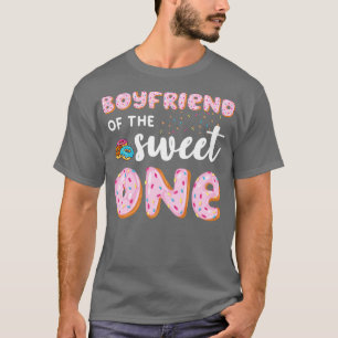 Boyfriend Of The Sweet One Doughnut Birthday T-Shirt