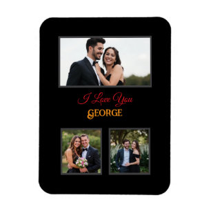 Boyfriend Personalised Photo Valentine’s Day Magnet