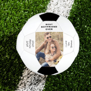 Boyfriend Photo Personalised Football