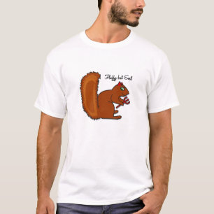 Boyfriend’s Funny “Fluffy but evil...” Squirrel T-Shirt