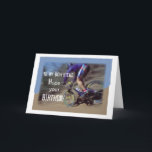 Boyfriend Sports Mountain Bike Birthday Card<br><div class="desc">Your Boyfriend will be delighted with this wild design about sport and outdoors. A guy going fast on a mountain bike with your Birthday wishes.</div>