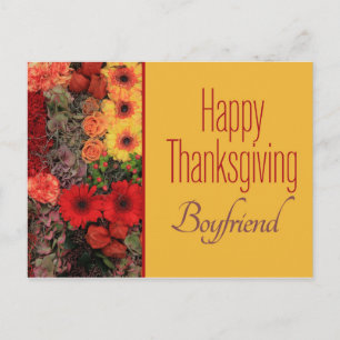 Boyfriend Thanksgiving Card