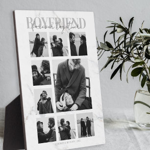 Boyfriend Together Forever Photo Collage Plaque