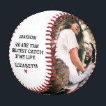 Boyfriend Valentines Baseball<br><div class="desc">Personalise this baseball for your loved one. Fun gift for a boyfriend or husband for Valentines Day gift. Designed for you by Blackberry Boulevard.</div>