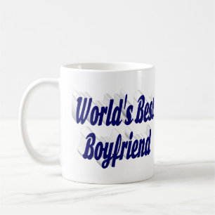 Boyfriend with dark blue half script coffee mug