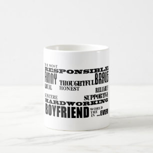 Boyfriends Best & Greatest Boyfriend : Qualities Coffee Mug