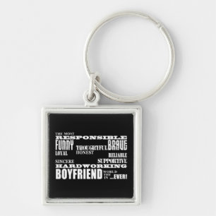 Boyfriends Best & Greatest Boyfriend : Qualities Key Ring