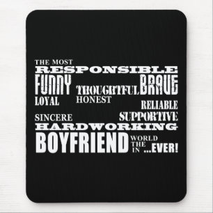 Boyfriends Best & Greatest Boyfriend : Qualities Mouse Mat