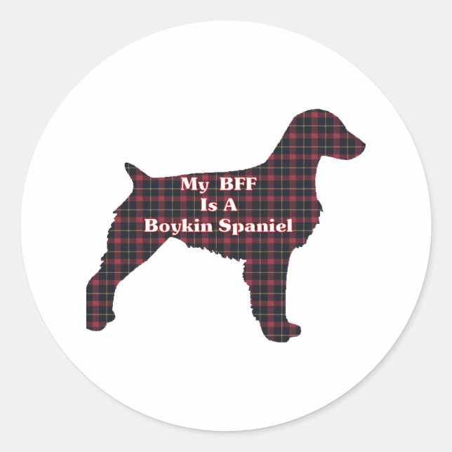 Boykin Spaniel BFF Sticker (Front)
