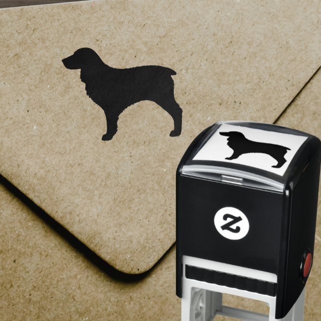 Boykin Spaniel Dog Breed Silhouette Self-inking Stamp (Creator Uploaded)