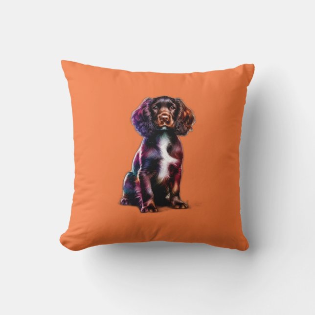 Boykin Spaniel Dog Cushion (Front)
