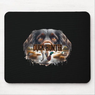 Boykin Spaniel Dog With Mallard Ducks Hunting Duck Mouse Mat