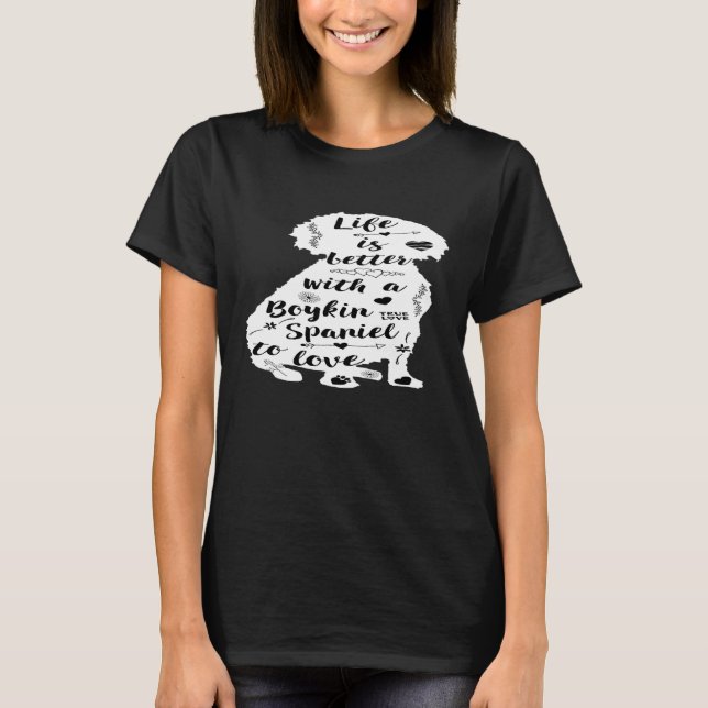 Boykin Spaniel For Boykin Spaniel Dog T-Shirt (Front)